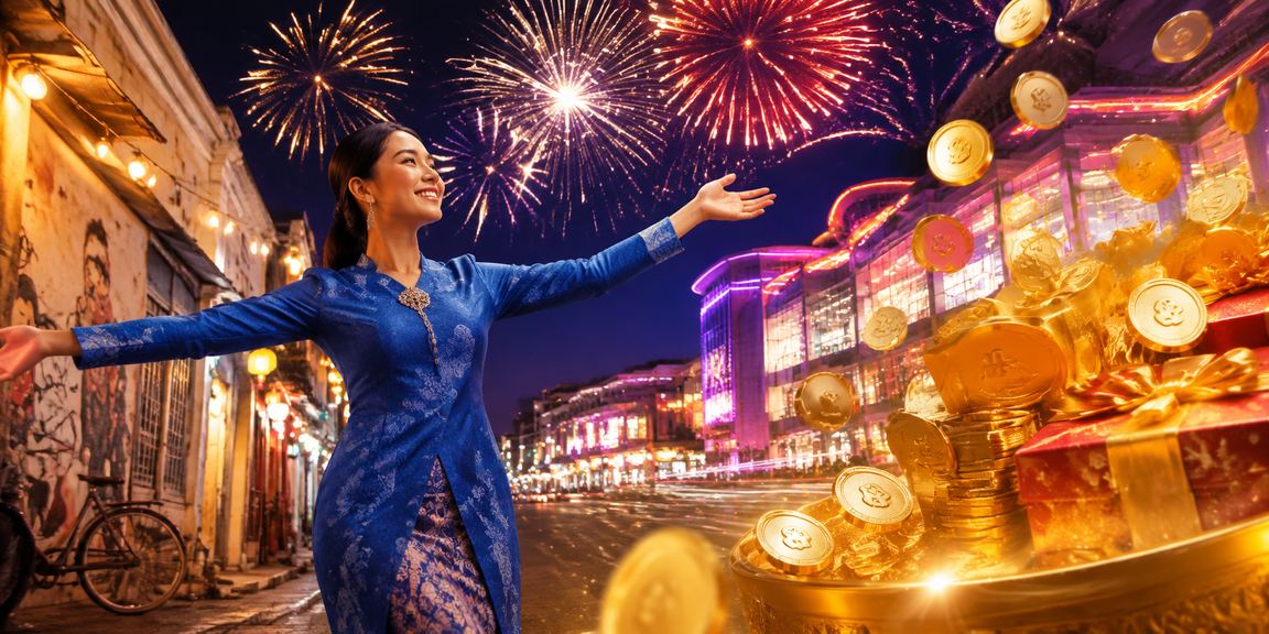 Promosi rebat bonus di Penang dengan suasana tempatan yang meriah